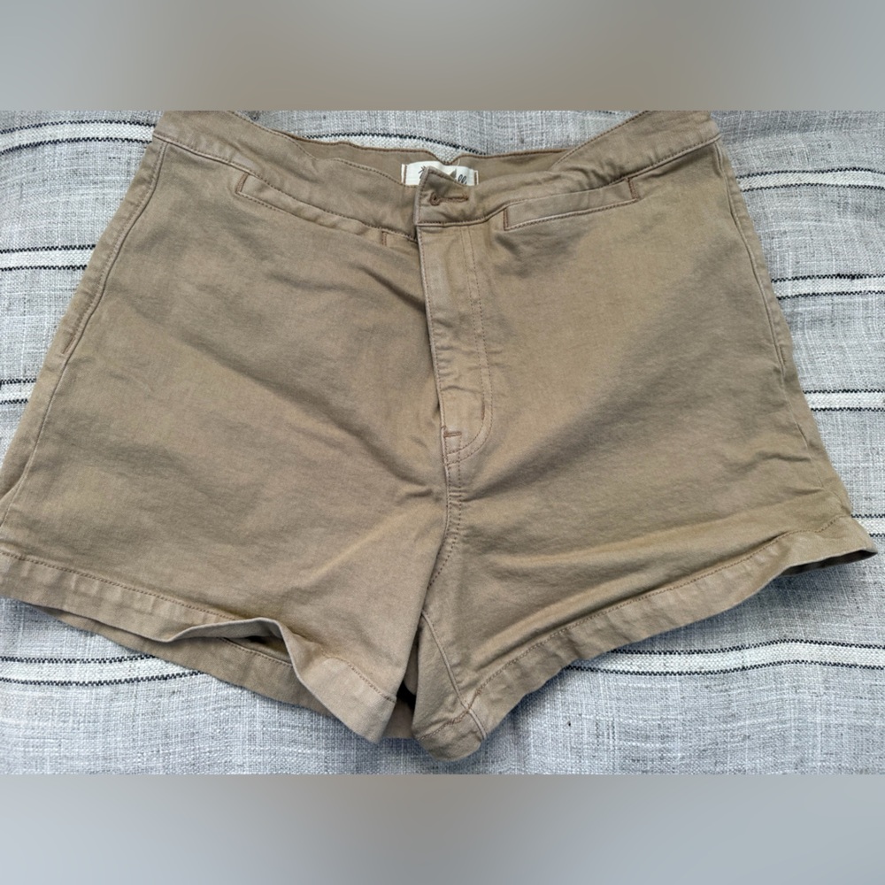 Madewell Tan Cotton Casual Shorts
